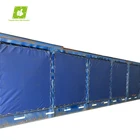 China customized fireproof silicone pvc tarpaulin container tarps open top container tarpaulin