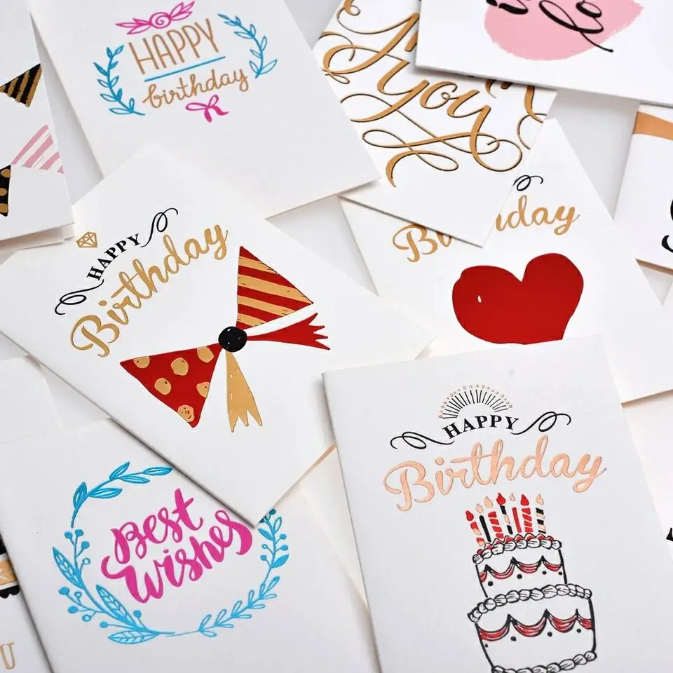 paper birthday greeting thanks you paper cards and envelopes