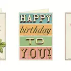Paper Cut Greeting Happy Birthday Invitation Cards For Birthday