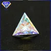 triangle shape AB color cubic zirconia/cz synthetic loose gems