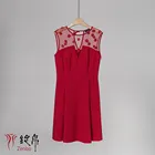 Hand beading dress sleeveless Italian quality