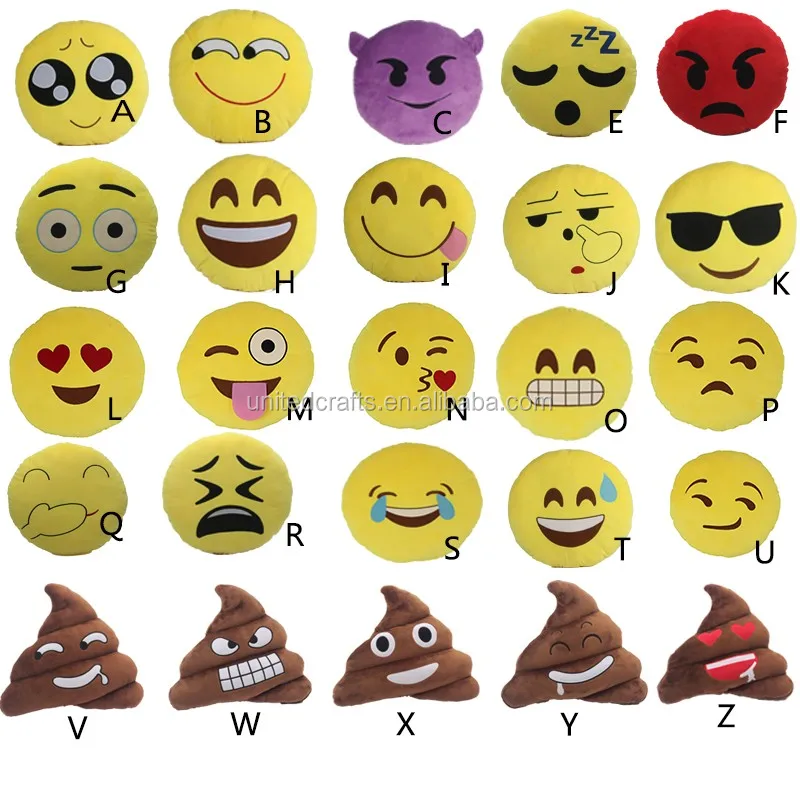 Funny Christmas Gift Boutique Soft Polyester Velor Poop Smile Kiss