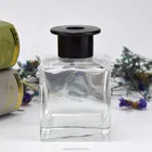 Xuzhou Manufacturer 50ml 100ml 150ml 200ml Glass Reed Square Diffuser Bottle