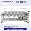 HOLIAUMA 6 head computerized embroidery machine price in india with Daohao computer and free software with 100 designs