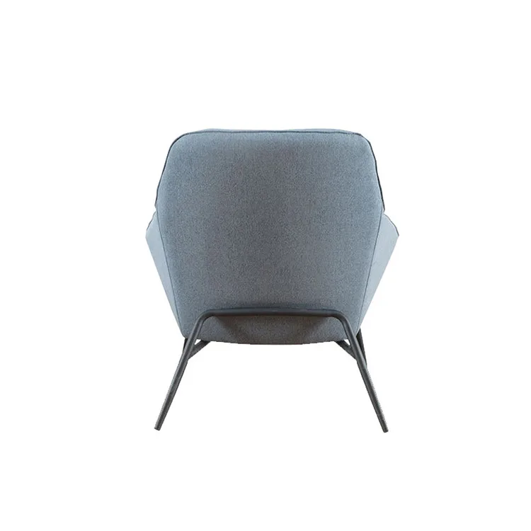 Cheap custom home living room furniture easy lazy relax nordic lounge tub hug armchair