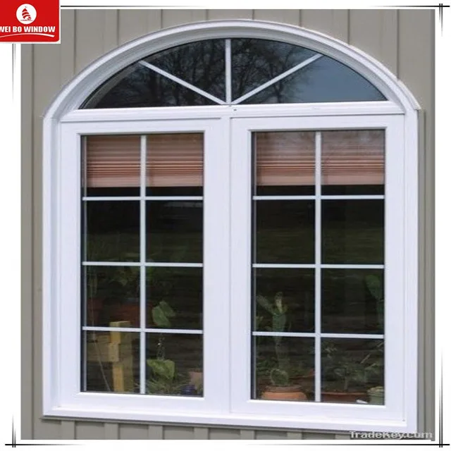 Factory Price Plastic Window Grill Inserts Pvc Casement Windows