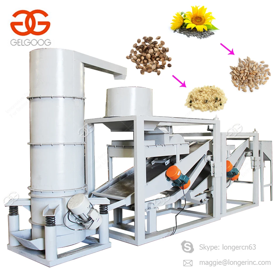 Sunflower Seed Shelling Machine Hemp Seed Peeling Machine Sunflower