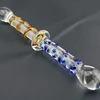 long huge double end Pyrex glass dildo big penis crystal anal plug sex toys for lesbian