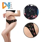 flower print g-string briefs cotton sexy t-back panties for women