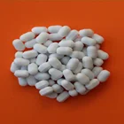Oval/ Egg/ Rugby Shape Teflon White Stirrer Magnets