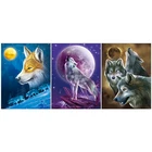 High Definition lenticular plastic custom 3d flip pictures wolf picture