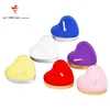 aluminum cup heart shaped luxury scented tealight candle for wedding favor