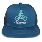 Cap Wholesales Kid Cycling Petrol Embroidery Logo Trucker Mesh Cap