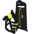 Gym fitness equipment pin loaded seated bicep curl & tricep machine