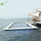 YumuQ Drop Stitch PVC Inflatable Swimming Pool with Safety Net For Kids OR Sea Swimming