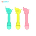 FDA LFGB Certificated BPA Free Food Grade Feeding Baby Silicone Spoon