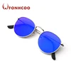 FONHCOO Custom Fashion High Level Round Metal Sun Glasses Brand