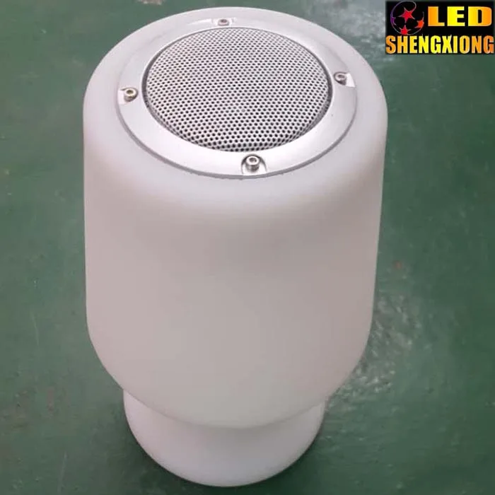 plastic Colorful wireless led cube blue tooth speaker with remote control - ANKUX.COM