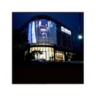 日の出 P31.25mm hotsale 屋外透明カーテン Led ディスプレイスクリーン、フレキシブル Led メッシュスクリーン、透明 LED