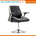 Standard Sizes Black Leather Barber Furniture Salon Chair