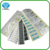 waterproof good quality serial numbering barcode sticker, digital printing label