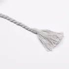 Baby earlap knit hats with tassels double layers cotton winter hats with fur pompoms for kids