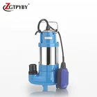 1.5kw mining high pressure portable submersible waste water sludge slurry sand pump sewage pumps in wenling