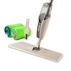360 swivel foam handle multiuse scraper microfiber cloth spray mop floor cleaning mop