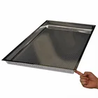 FDA Certification Stainless Steel Food Bakery Perforated Trays for Oven