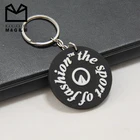 Wholesale Plastic Silicon Keyring Chain Custom PVC Keychain