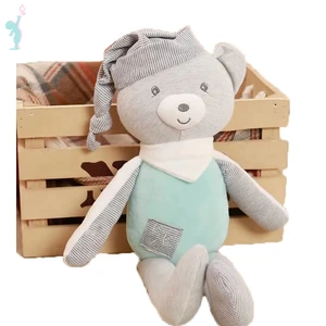 alibaba new design wholesale baby gift soft sleeping bear toy