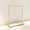 Clothing Store Display Hanger Metal Gold Garment Rack For Showrooms Retail Clothing Store Fashion Display Props For Sale