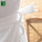 Embroidered Terry Cotton Bathrobe Skillful Manufacture Turkish Customized Weight