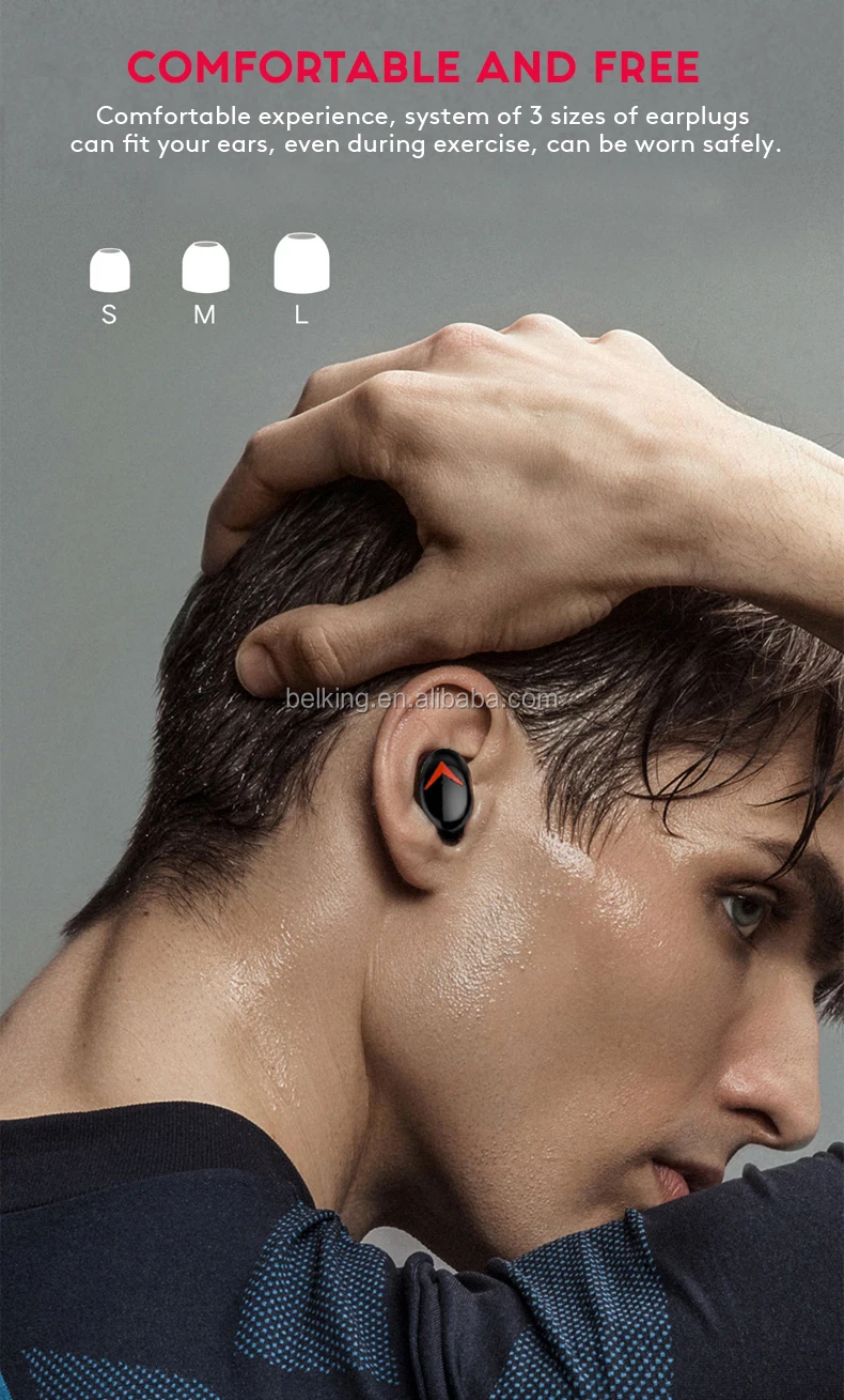 TWS A8 Wireless Bluetooth Stereo Earphones with 2200mAh Charging Box Waterproof Earphone Earbuds - ANKUX.COM
