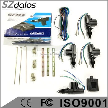 Car Auto Locking System 2 Wired Single Gun Type Central Door Lock