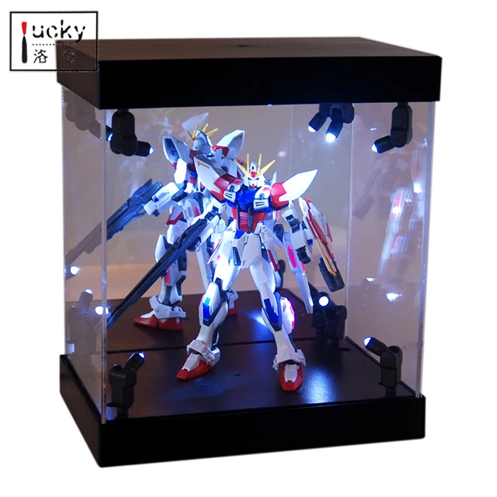 Led Lighted Collectors Showcase Display Acrylic Case