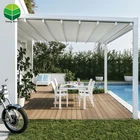 Low Price Outdoor Pergola Retractable Roof Canopies Polycarbonate