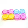 Random Color Plastic Contact Lens Box Holder Portable Small Lovely Candy Color Eyewear Bag Container Contact Lenses Soak Stora