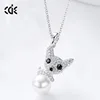 Cde Factory Wholesale embellished with crystals from Swarovski Gem Pearl Necklace