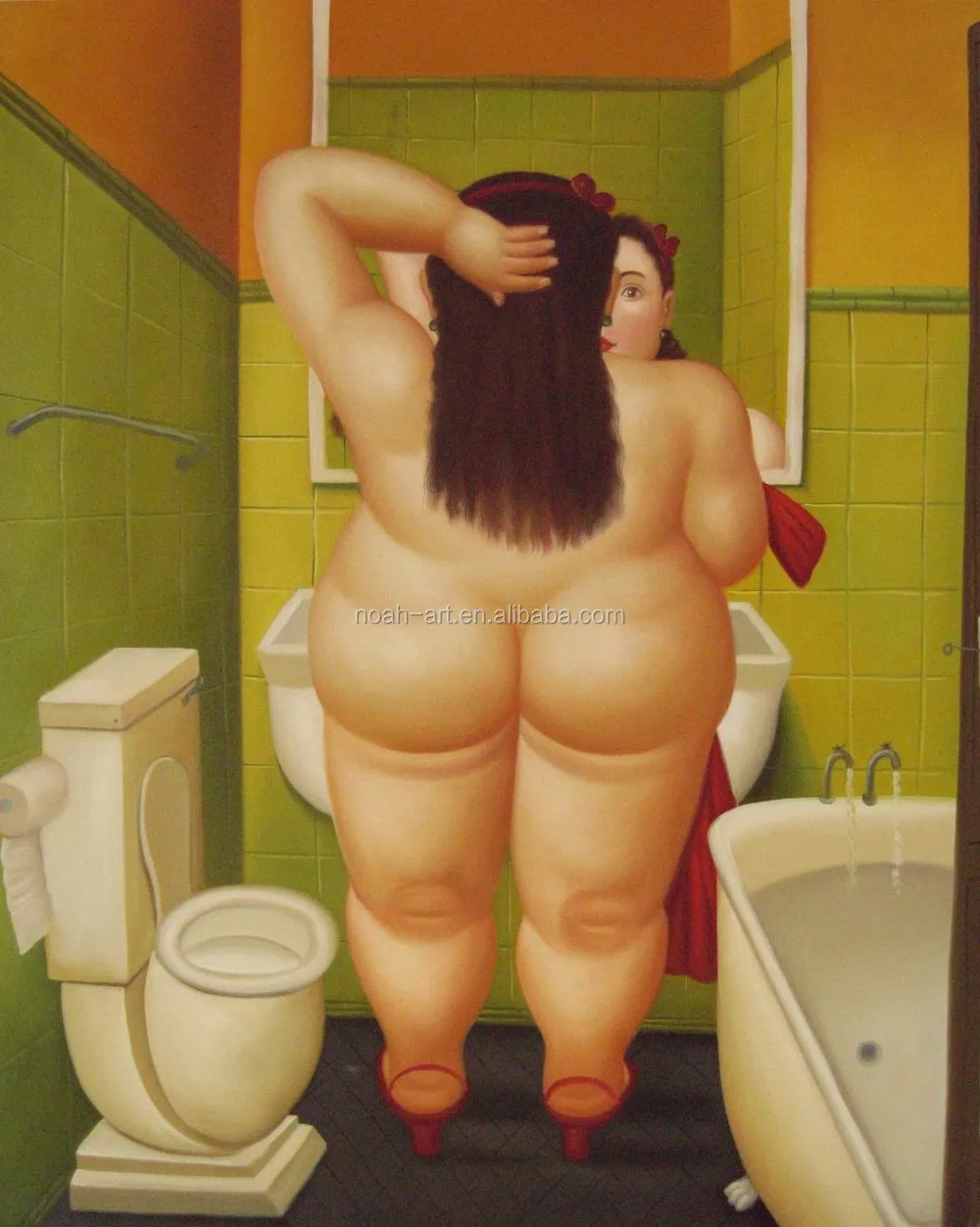 oil painting for fat woman filipina strap on xxx