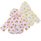 New Style Wholesale 2019 Spring Cotton Baby Clothes Casual Hooded Girls Jacket Kids Clothing