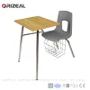 Student Furniture School Study Table Chair,Modern Attached School Desks and Chairs Not sold in stores