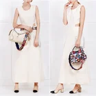 MeeTee B-S001 Custom Logo Handbag Accessories Flower PU Leather Bag Strap