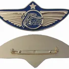 Custom gold metal airline pilot wing badges eagle lapel pins