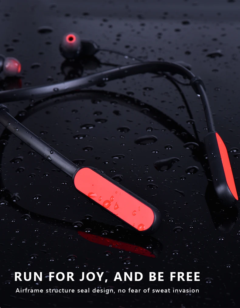 2019 new headset Alert function with Vibration X3 Neckband headphones Wireless Stereo Wireless Earphone For Music Play - ANKUX.COM