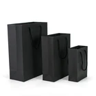 Shop Promotional Cardboard Printed Your Own Logo Shopping Paper Bag With Ribbon Handles