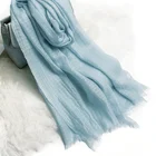 Stocks available colorful summer and spring women scarf WOOL 95g