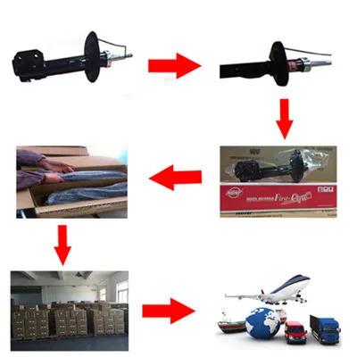 Chinese auto front shock absorber for NISSAN PRAIRIE PRO (M11) 04/1992 07/1994