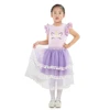 Wholesale boutique lovely infant outfit baby girls top match pompom skirt unicorn dress sets