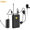 CQA uhf wired headset microphone system handsfree